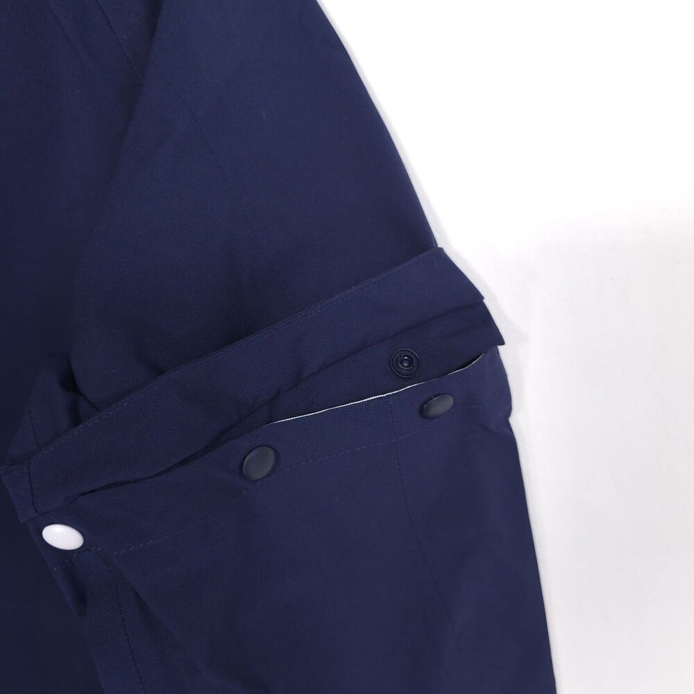 RLX RALPH LAUREN New Golf Waterproof Hooded Windbreaker MEDIUM Jacket Navy Women - Picture 9 of 16
